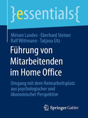 cover image of Führung von Mitarbeitenden im Home Office